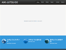 Tablet Screenshot of aikijutsudo.com